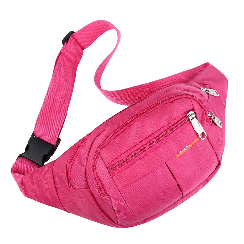 Wholesale Men's waist bag outdoor mountaineering cycling climbing mobile phone bag crossbody chest bag